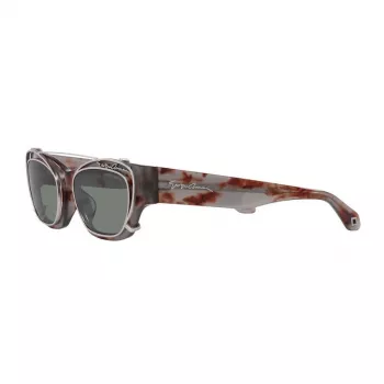 GIORGIO ARMANI dámske slnečné okuliare AR8185U59761W - čierny acetátový rám, tmavosivé gradientové sklá, 50/19/140 mm