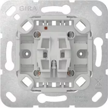 GIRA 381600 vložka prepínača, 1-pólový, 10 A, 250 V AC, pod omietku, bez drápikov, pre System 55