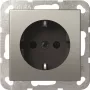 Gira 4188600 SCHUKO System 55 zásuvkový modul z nehrdzavejúcej ocele