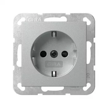 GIRA 445326 SCHUKO zásuvka SH System 55 F Alu