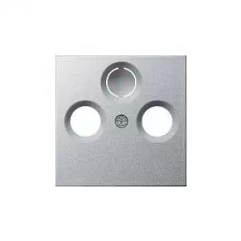 Gira kryt pre TV/rádiovú zásuvku, System 55, hliník 086926