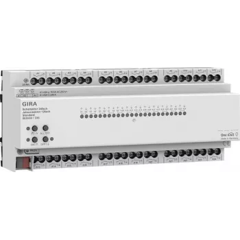 Gira KNX ONE 503000 spínací a žalúziový aktor 24x/12x 16 A štandard