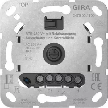 GIRA RTR 230 V reléový výstup ZAP/VYP regulačná vložka 247500