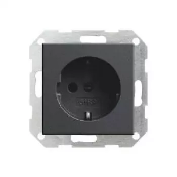 Gira Schuko zásuvkový modul, System 55, antracit 018828