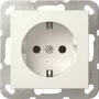 Gira System 55 zásuvka SCHUKO, čistobiela, podomietková, 16 A 446603