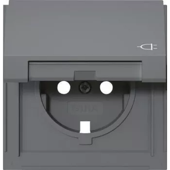 Gira TX_44 SCHUKO kryt zásuvky s vyklápacím krytom, antracit 492267