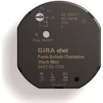GIRA rádiový spínací/tlačidlový aktor Mini 1-násobný 542300