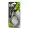 GIZZU 1,8 m Nano Key Lock bezpečnostný kábel s kľúčom - čierny