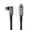 Gizzu 100W 10Gbps Type-C uhlový kábel 1m