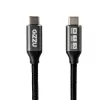 GIZZU 100W 10Gbps USB-C na USB-C kábel 1m čierna