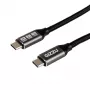 GIZZU 100W 10Gbps USB-C na USB-C kábel 1m čierna