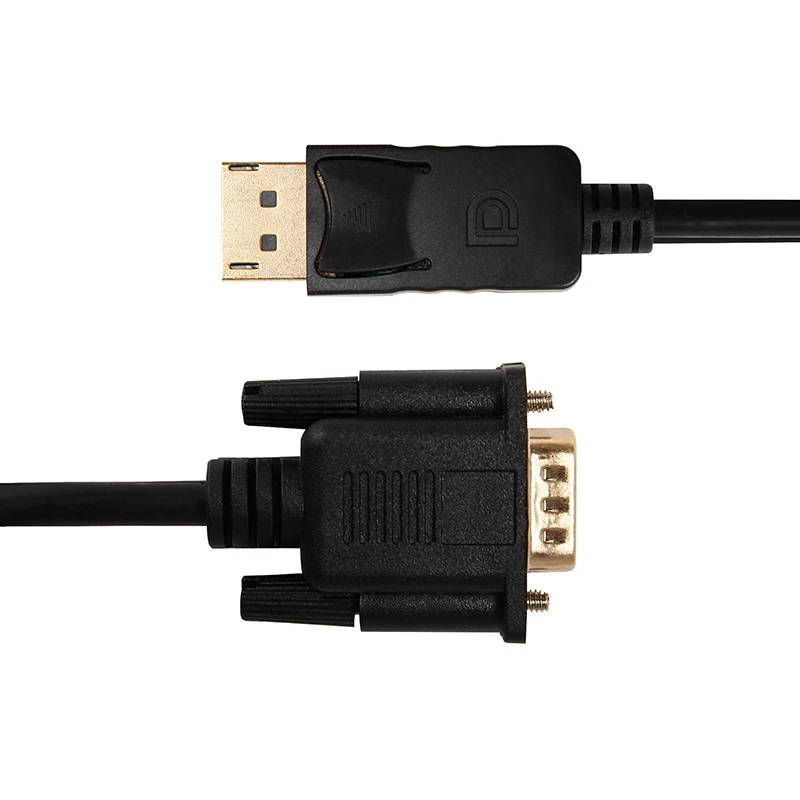 Gizzu 1080P DisplayPort na VGA kábel 1,8 m Poly