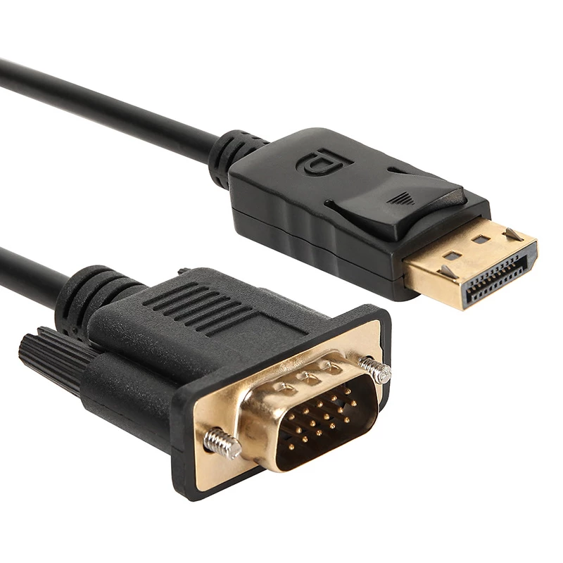 Gizzu 1080P DisplayPort na VGA kábel 1,8 m Poly
