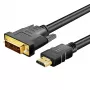 Gizzu 1080P HDMI na DVI-D kábel 1,8 m Poly