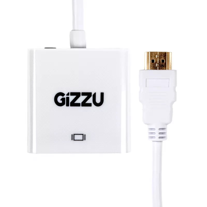 Gizzu 1080P HDMI na VGA adaptér so zvukom