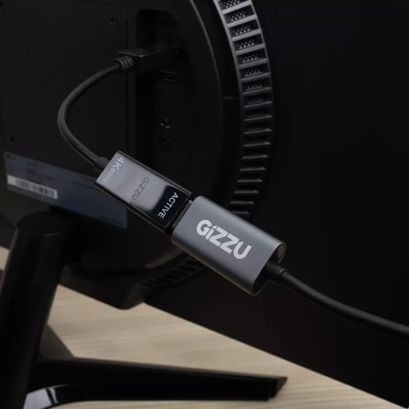 Gizzu 1080P VGA na HDMI adaptér so zvukom