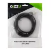 GIZZU 12W USB na Lightning 2m kábel – MFi certifikované rýchle nabíjanie a synchronizácia