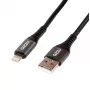 GIZZU 12W USB na Lightning 2m kábel – MFi certifikované rýchle nabíjanie a synchronizácia