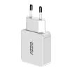 Gizzu 2-portová 45W GaN nástenná nabíjačka USB-C PD & USB-A QC biela