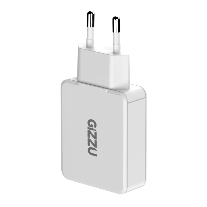 Gizzu 2-port 65W GaN nástenná nabíjačka