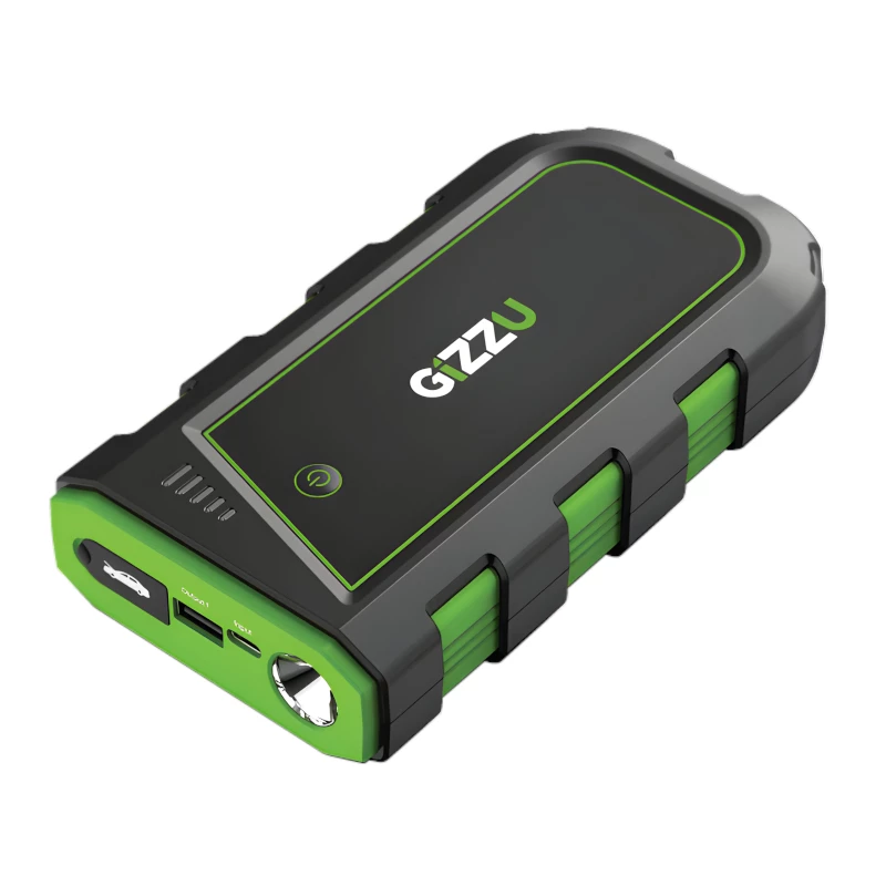 GIZZU 2000A štartovacie zariadenie 16000mAh - čierna