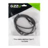 GIZZU 240W 480Mbps USB-C na USB-C pletený kábel 1m čierna