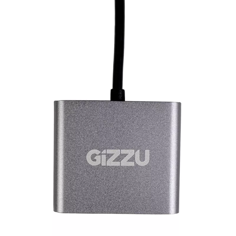 Gizzu 4-in-1 Type-C na dvojitý HDMI hub