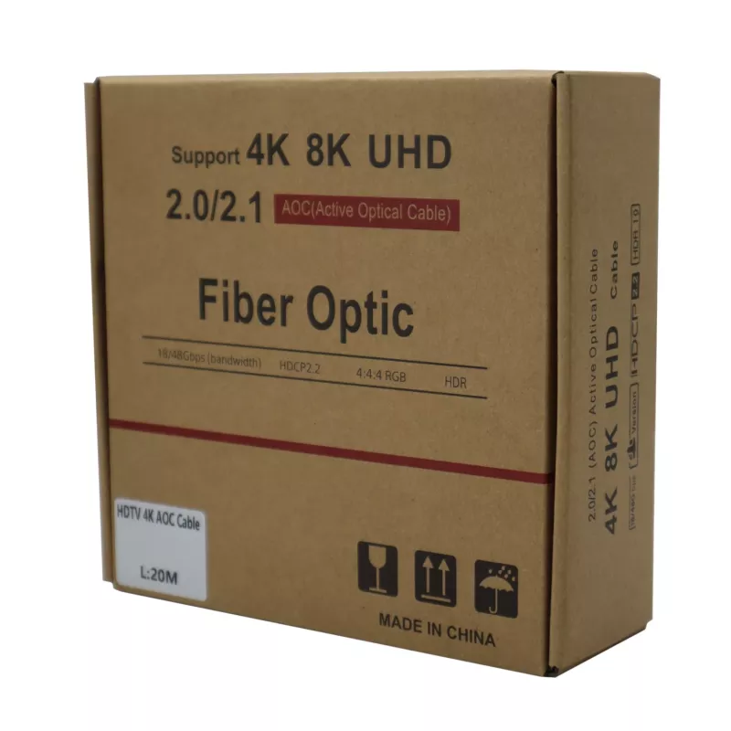 GIZZU 4K aktívny sklolaminátový HDMI kábel 20m