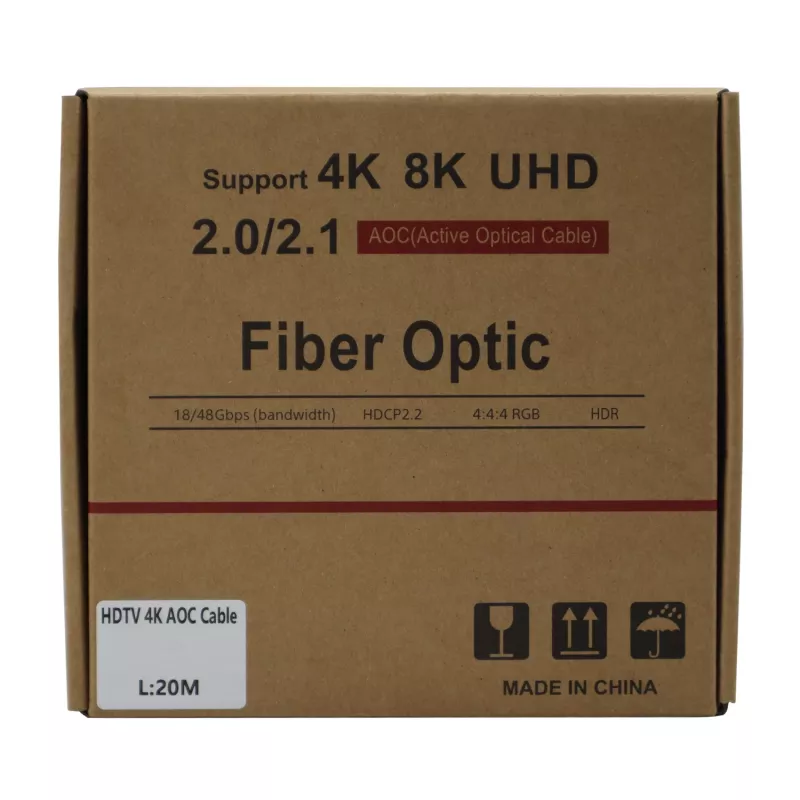 GIZZU 4K aktívny sklolaminátový HDMI kábel 20m