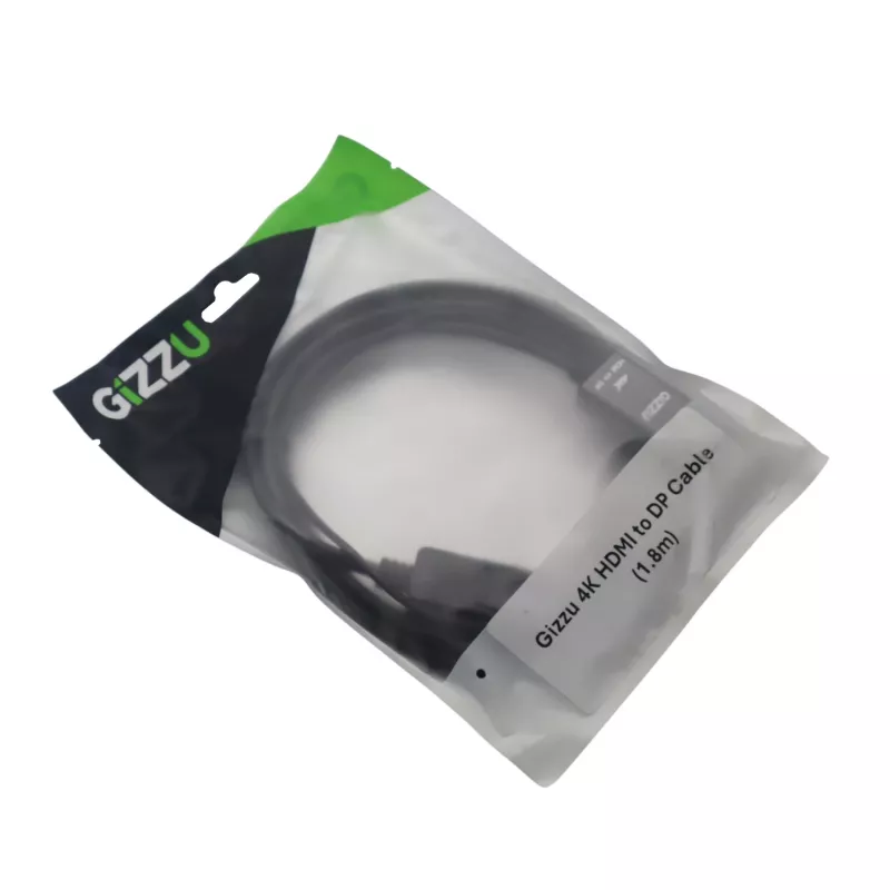 Gizzu 4K HDMI na DisplayPort aktívny konvertorový kábel 1,8 m čierny