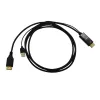 Gizzu 4K HDMI na DisplayPort aktívny konvertorový kábel 1,8 m čierny