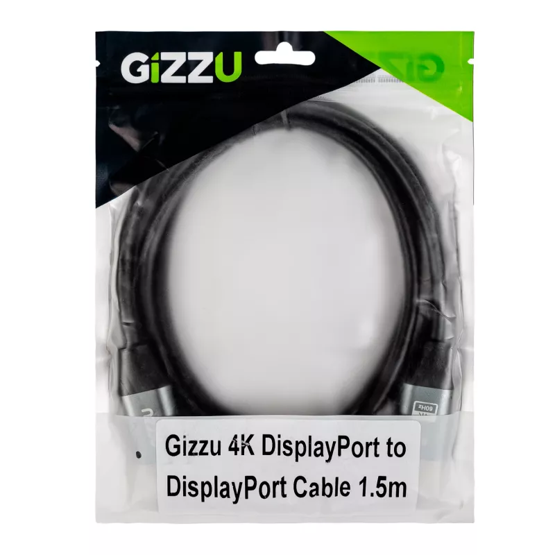 Gizzu 4K60Hz DisplayPort - DisplayPort kábel 1,5 m