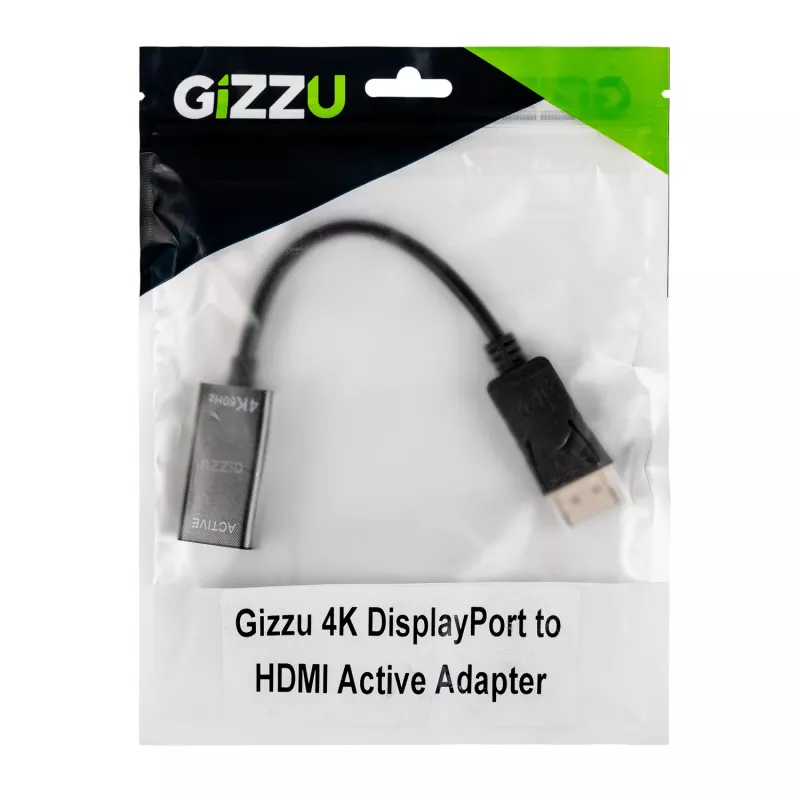 Gizzu 4K60Hz DisplayPort na HDMI aktívny adaptér