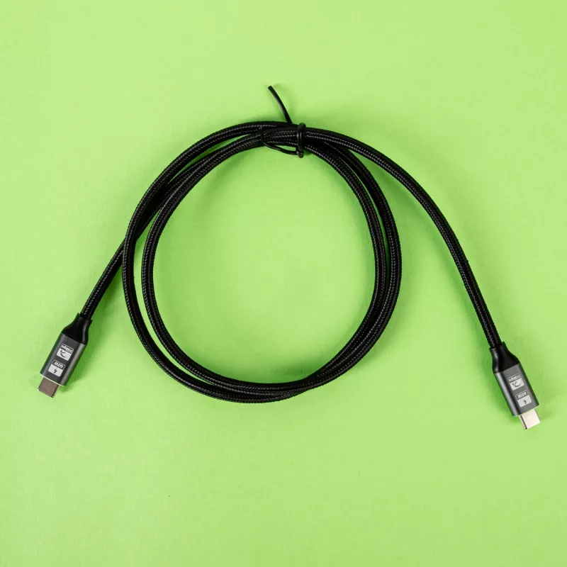 GIZZU 60W 5Gbps USB-C na USB-C kábel 2m čierny