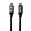 GIZZU 60W 5Gbps USB-C na USB-C kábel 2m čierny