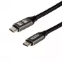 GIZZU 60W 5Gbps USB-C na USB-C kábel 2m čierny