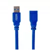 Gizzu USB 3.0 predlžovací kábel 2m – 5Gbps, konektor samec na konektor samica, čierny