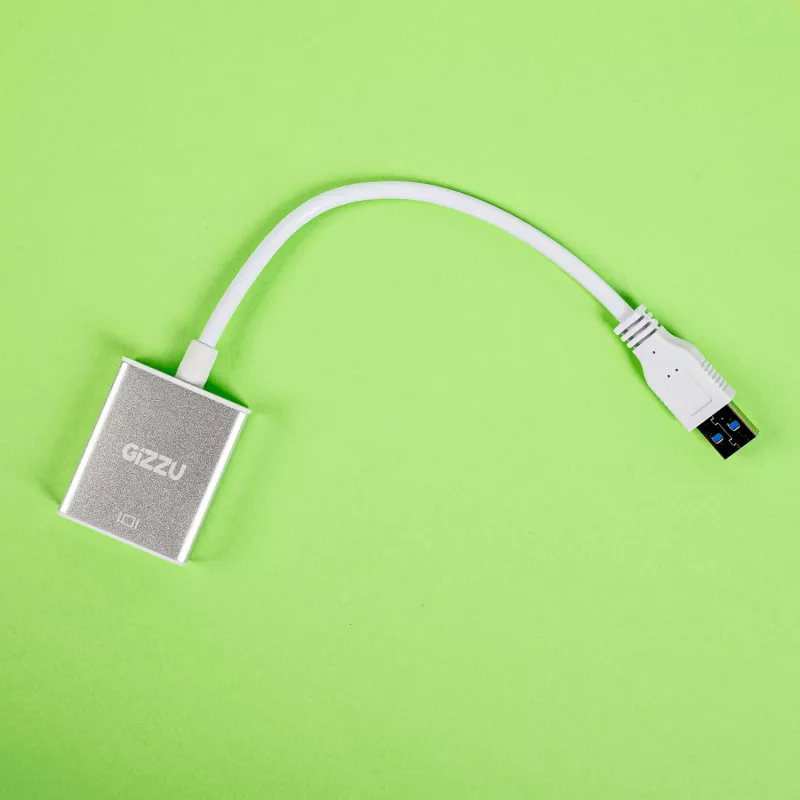Gizzu USB 3.0 na HDMI adaptér - Full HD 1080p video výstup, čierny