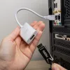 Gizzu USB 3.0 na HDMI adaptér - Full HD 1080p video výstup, čierny