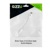 Gizzu USB Type-C na 3,5 mm AUX audio adaptér - biela