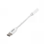 Gizzu USB Type-C na 3,5 mm AUX audio adaptér - biela