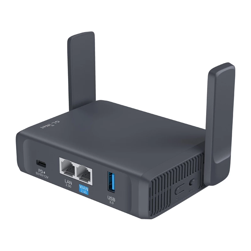 GL.iNet Slate 7 AC750 Dual-Band Gigabit WLAN router s OpenWrt, USB 2.0, MicroSD slot, podpora VPN
