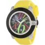 GLAM ROCK GR32036 dámske švajčiarske quartz chronografové náramkové hodinky 44 mm čierny silikón