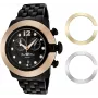 GLAM ROCK GR32183 pánske Swiss quartz náramkové hodinky 44 mm čierny silikón