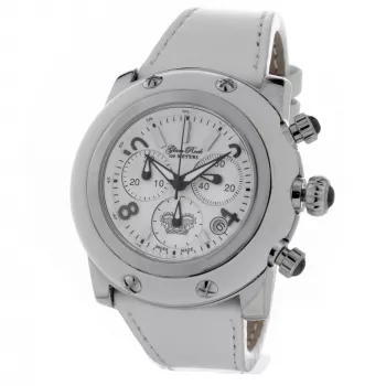 GLAM ROCK dámske GR10101W 46 mm Swiss Quartz hodinky biele silikónové