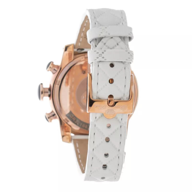 GLAM ROCK dámske quartz hodinky GR32166R 44mm biely silikónový náramok