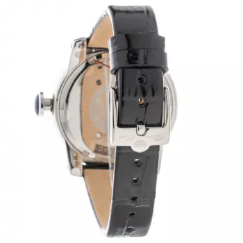GLAM ROCK dámske hodinky GR32018-BB (44mm) - Swiss Quartz, čierna keramická luneta, silikónový remienok