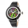 GLAM ROCK dámske švajčiarske quartzové hodinky GR32018-BB (44mm) – čierny keramický rámik, silikónový remienok