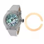 GLAM ROCK dámske hodinky GR32050 44 mm Swiss quartz chronograph biely silikónový remienok