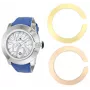 GLAM ROCK dámske hodinky GR32080 Miami 44mm Swiss Quartz biela silikón